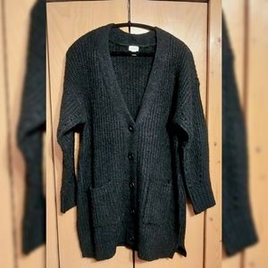 A.N.A. buttoned cardigan w pockets
